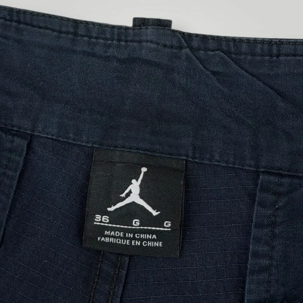 Jordan Mens Ripstop Cargo Jogger Pants 704800-010 Size 36x31 Dark Navy Blue